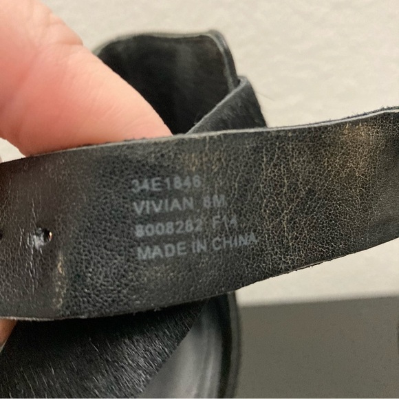 Calvin Klein Vivian Ankle Strap Heels - Black - Size 8 - Picture 8 of 8